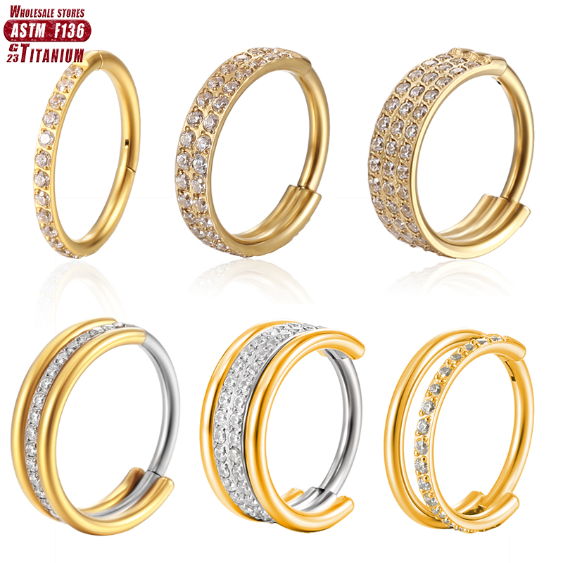 Septum Clicker Ring - F136 티타늄 코 링 임플란트 등급