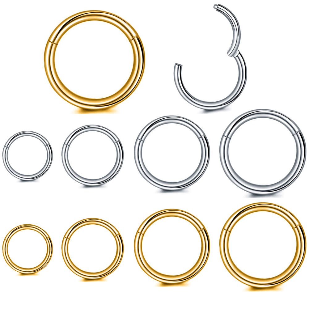 Septum Clicker Ring - 316L 외과 강철 리모콘 세그먼트 코