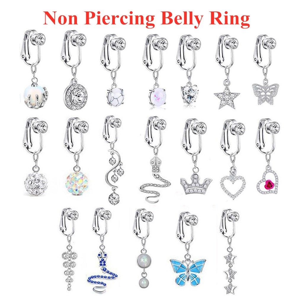 Body Jewelry Cartilage Earrings - 비치 액세서리 비 피어싱 클립 귀걸이