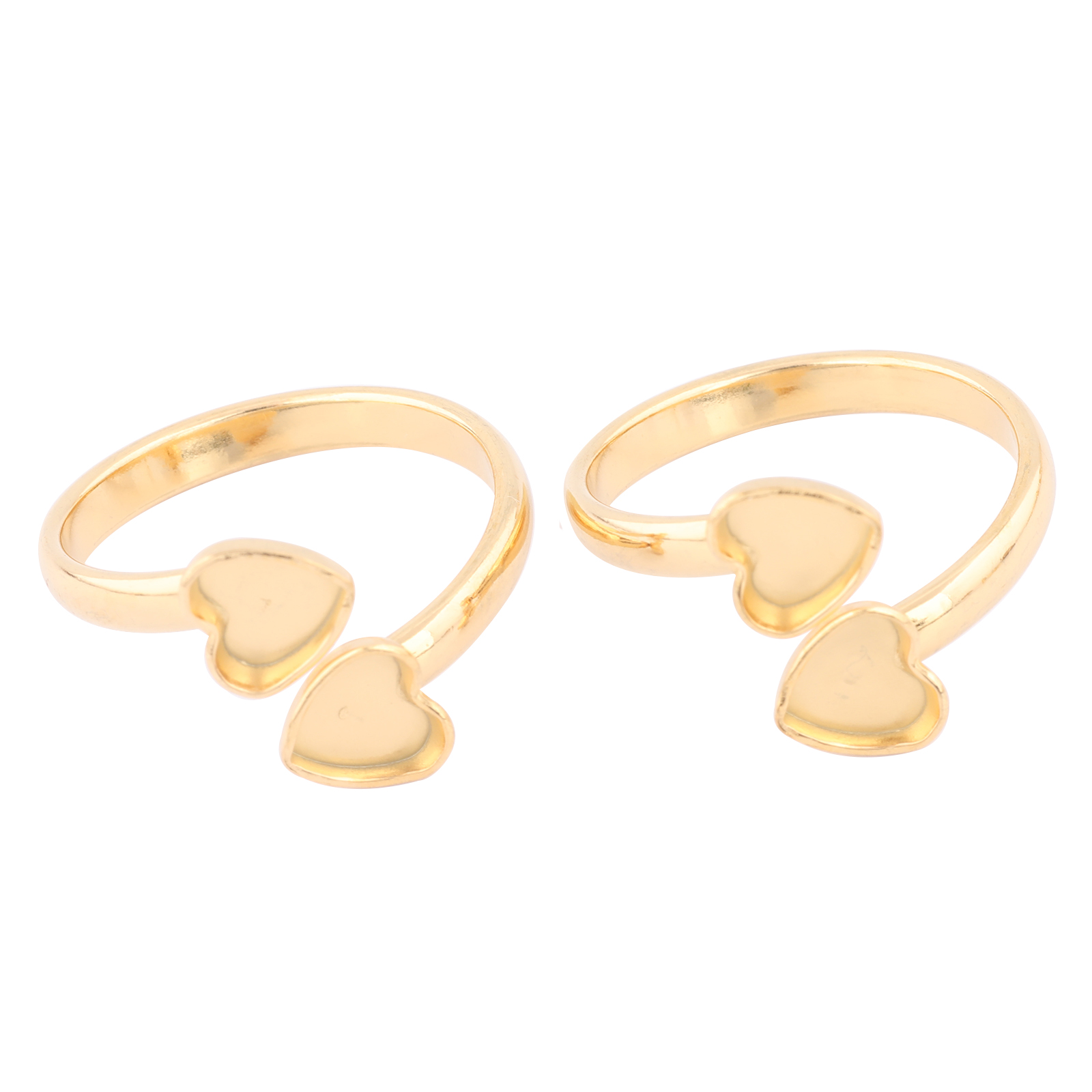 Daith Heart Ring - 10pcs 스테인레스 스틸 골드 도금 맞는