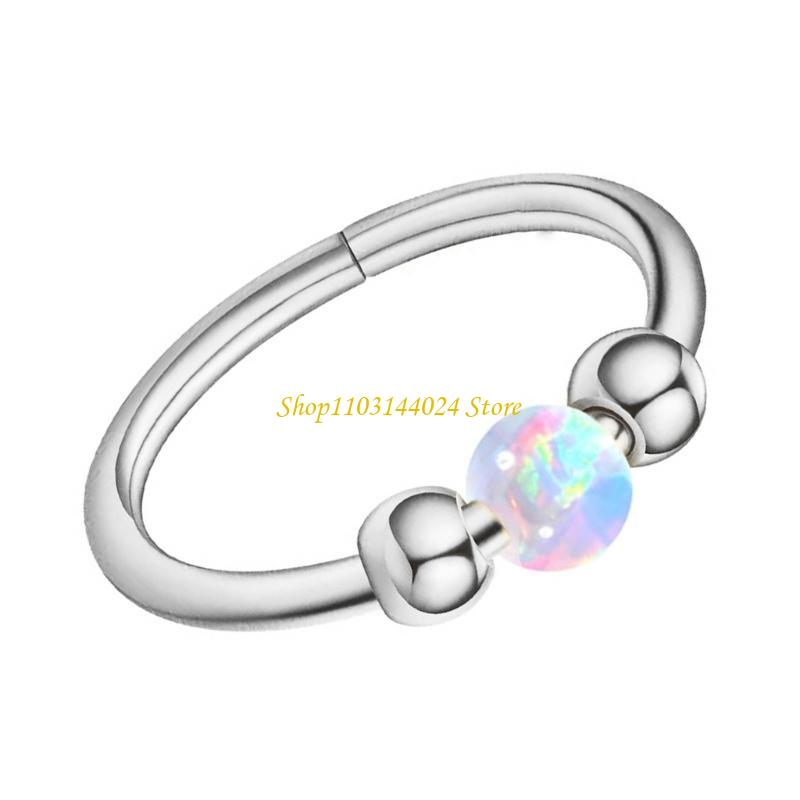 Body Jewelry Cartilage Earrings - N5KE 페르시 오팔 코 링 Septum