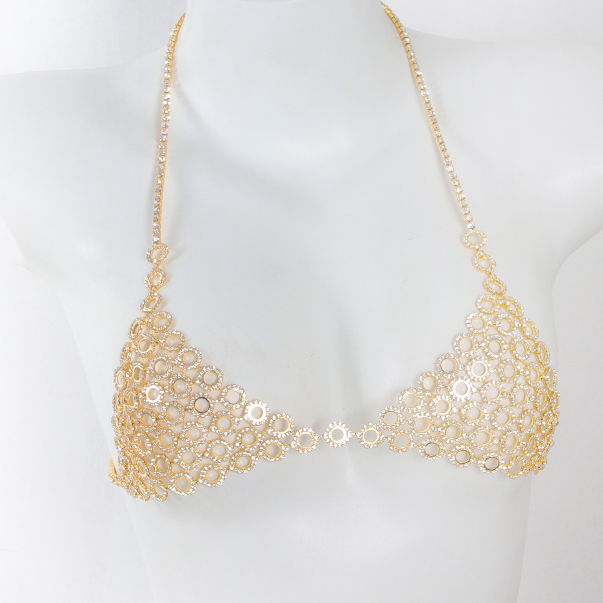 세련된 원형 스플라이싱 라이트 럭셔리 스타일 라인스톤  - Body Jewelry Luxury 리뷰 및 가격