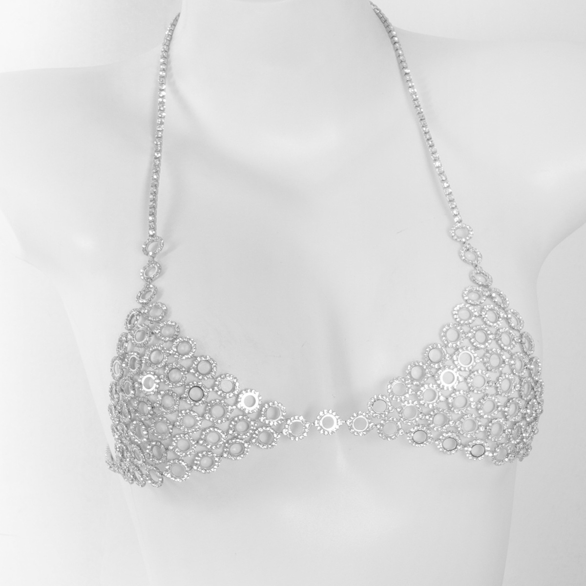 세련된 원형 스플라이싱 라이트 럭셔리 스타일 라인스톤  - Body Jewelry Luxury 리뷰 및 가격