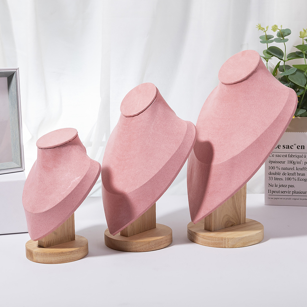 1pc 나무 마네킹 흉상 목걸이 디스플레이 스탠드 초상 - Body Jewelry Holder 리뷰 및 가격