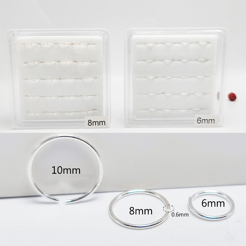 925 스털링 실버 코 링 후프 HuggieClassi - Body Jewelry Cartilage Earrings 리뷰 및 가격
