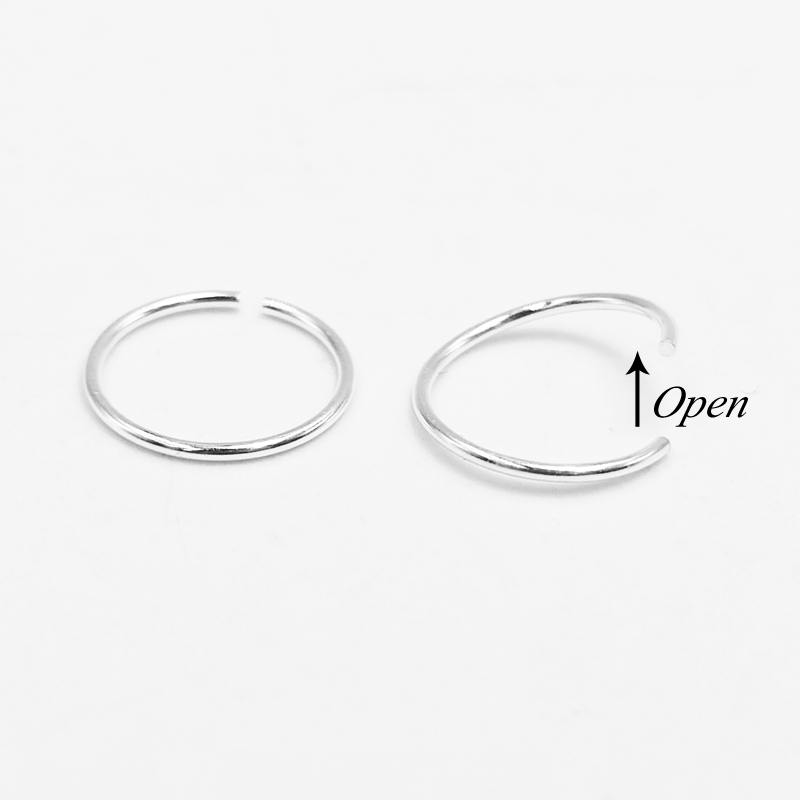 925 스털링 실버 코 링 후프 HuggieClassi - Body Jewelry Cartilage Earrings 리뷰 및 가격
