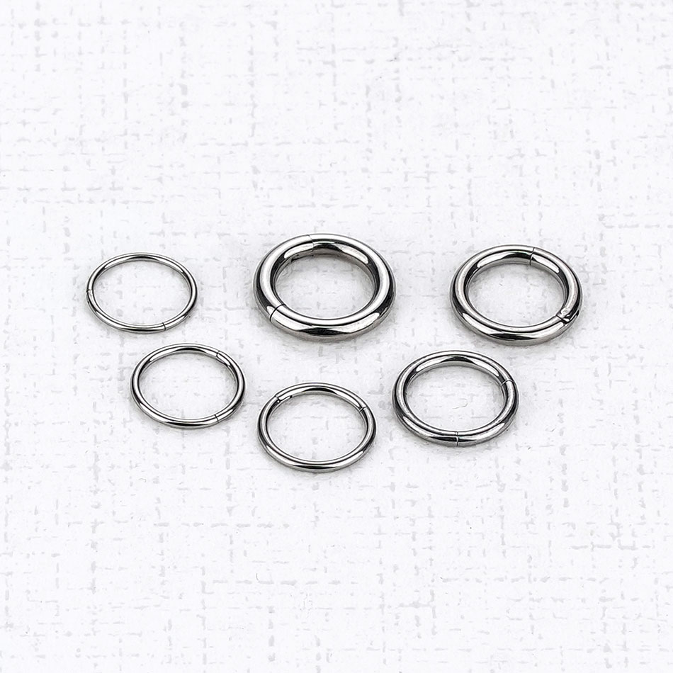 1Pc G23 티타늄 힌지 세그먼트 코 후프 링 코 S - Septum Clicker Ring 리뷰 및 가격