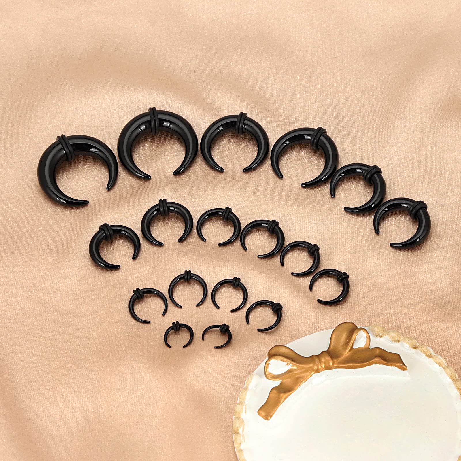 아크릴 셉텀 핀처 테이퍼 C 모양 버팔로 이어 테이퍼  - Septum Clicker Ring 리뷰 및 가격