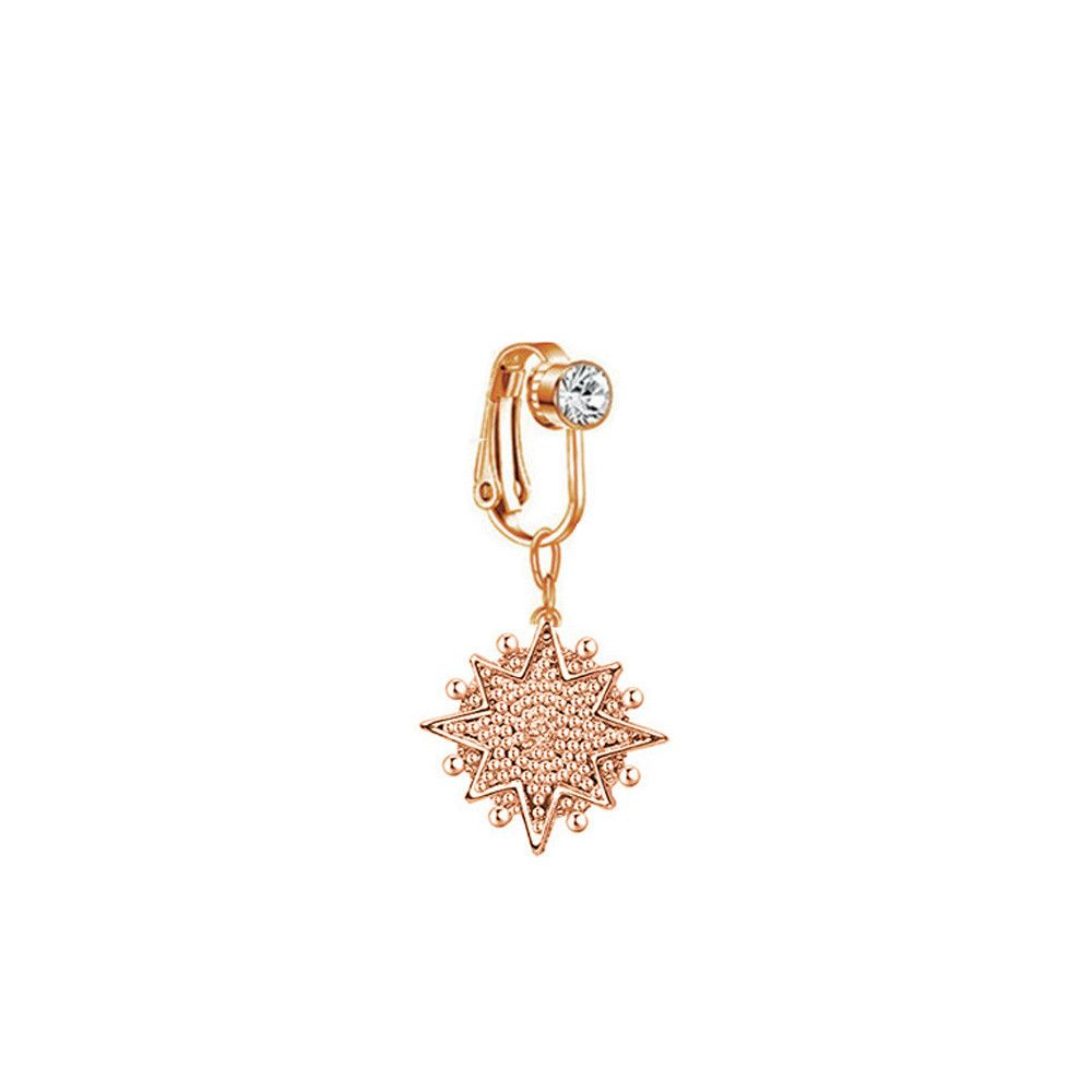 클립형 배꼽 피어싱, 가짜 배꼽 링, 바디 주얼리, 배 - Body Jewelry Cartilage Earrings 리뷰 및 가격