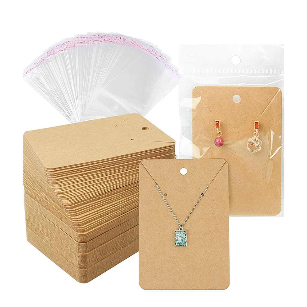 귀걸이 카드 목걸이 디스플레이 카드 가방 50pcs 귀 - Body Jewelry Holder 리뷰 및 가격