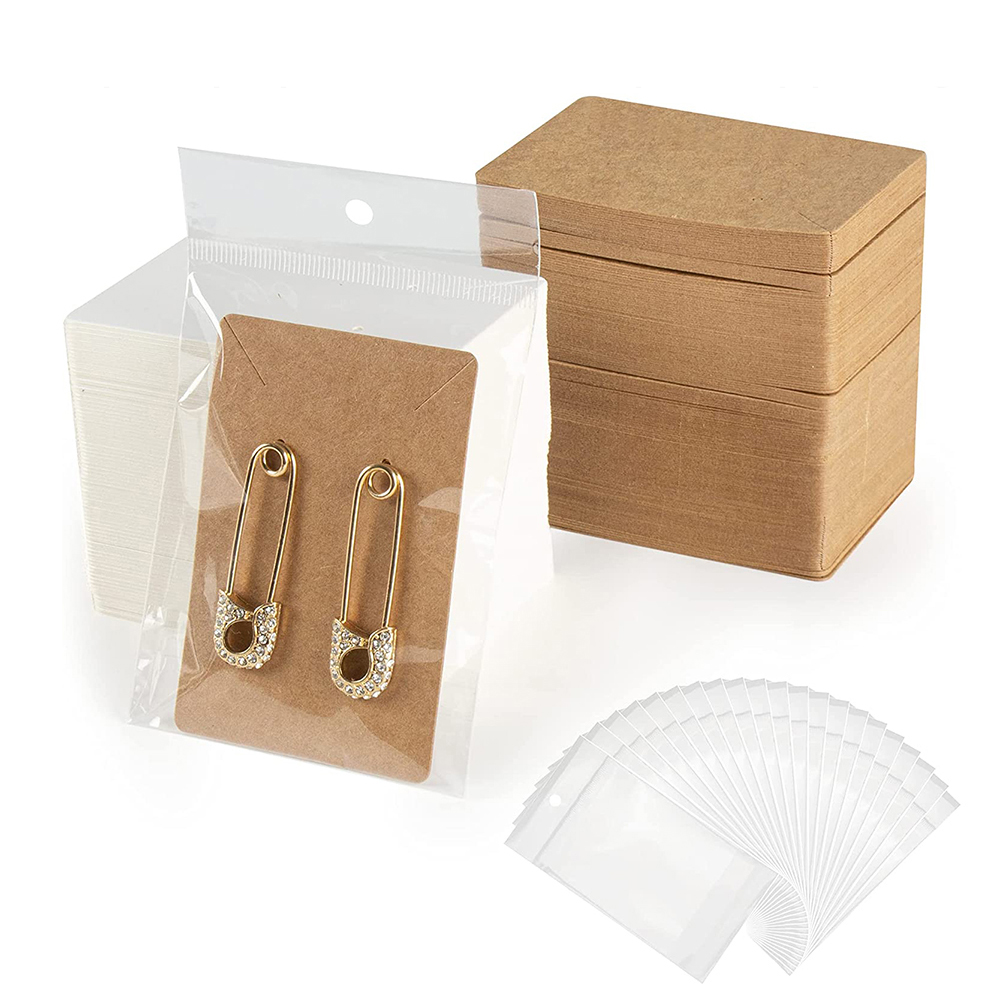 귀걸이 카드 목걸이 디스플레이 카드 가방 50pcs 귀 - Body Jewelry Holder 리뷰 및 가격