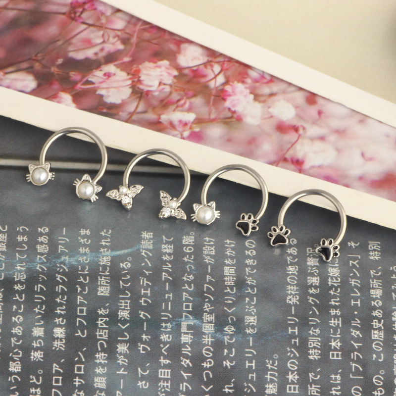 16G 셉텀 링 데이스 피어싱 주얼리 수술용 스틸 연골 - Body Jewelry Cartilage Earrings 리뷰 및 가격