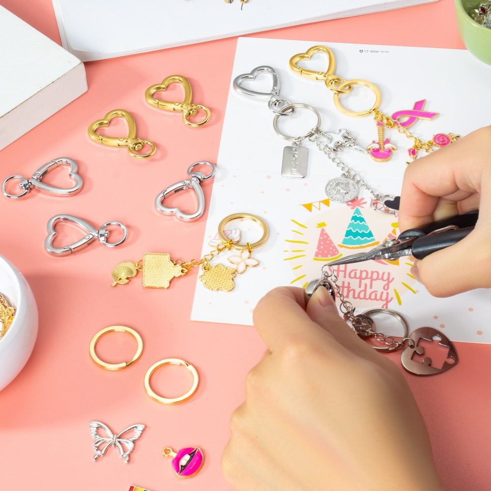 10개 금속 하트 모양 로브스터 클로 클래스프 회전식  - Daith Heart Ring 리뷰 및 가격