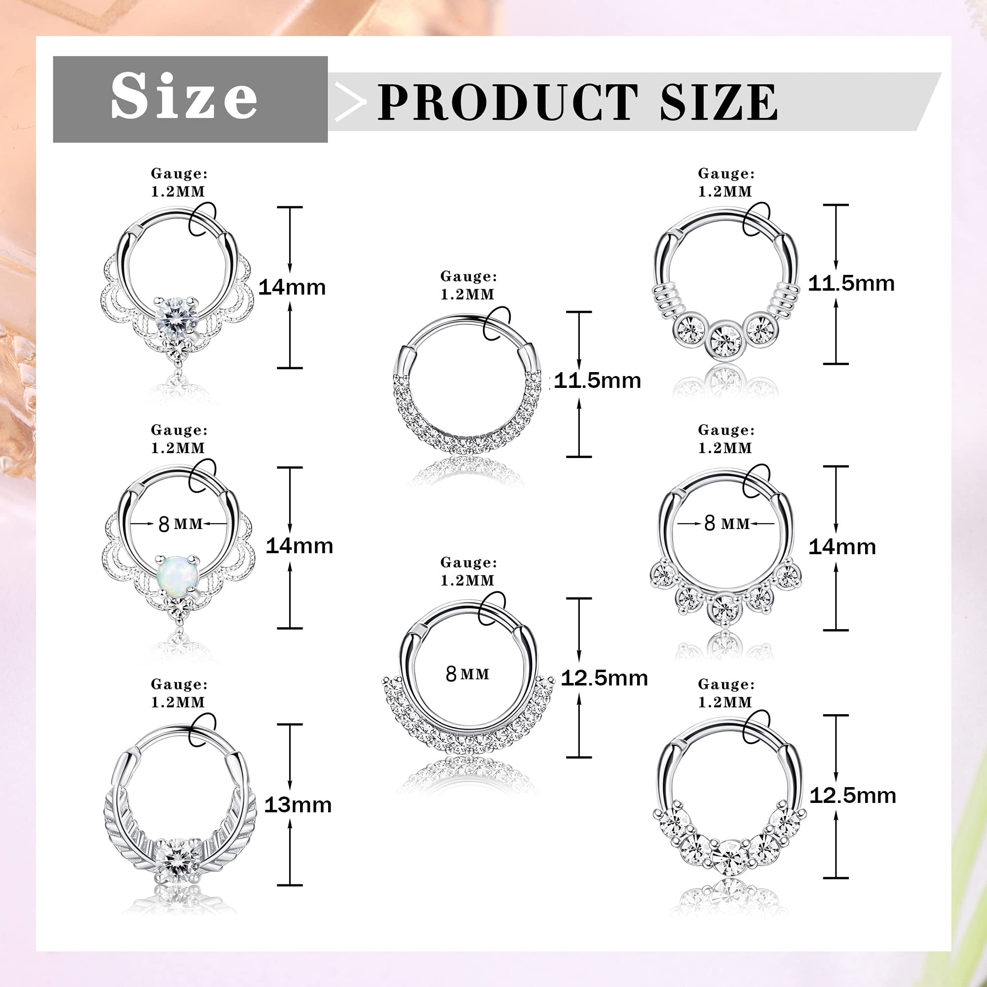 Drperfect 16G Septum Clicker 링 - Septum Clicker Ring 리뷰 및 가격