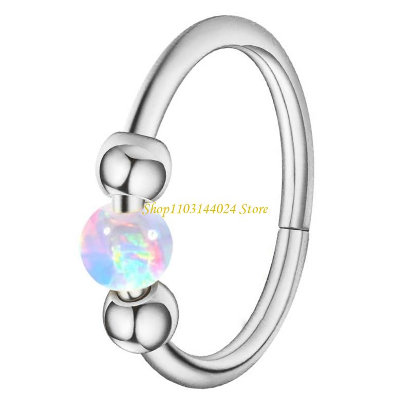 N5KE 페르시 오팔 코 링 Septum 후프 피어싱  - Body Jewelry Cartilage Earrings 리뷰 및 가격