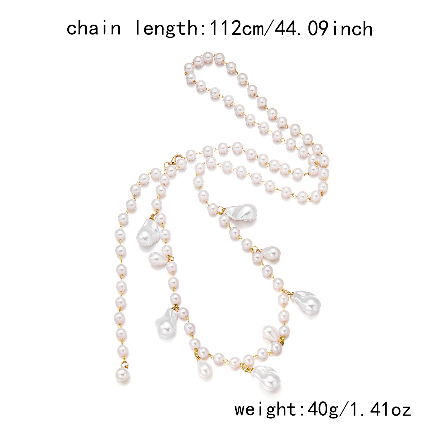 고급스러운 프랑스 스타일 여성용 이중 진주 허리 체인, - Body Jewelry Luxury 리뷰 및 가격